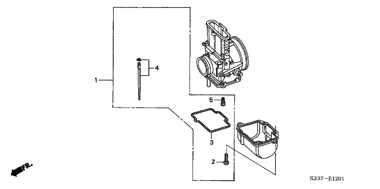CARBURETOR OPTIONAL PARTS KIT (CR250R2,3)
