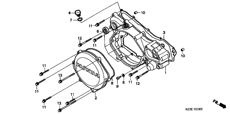 RIGHT CRANKCASE COVER