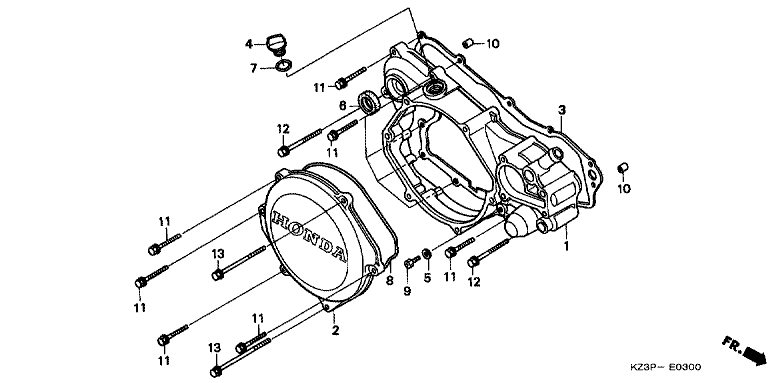 RIGHT CRANKCASE COVER