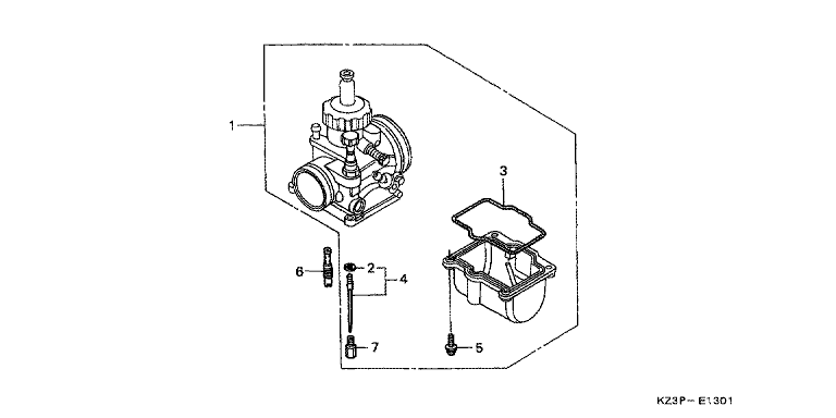 CARBURETOR OPTIONAL PARTS KIT (2)