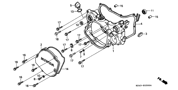 RIGHT CRANKCASE COVER
