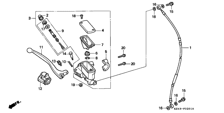 FR. BRAKE MASTER CYLINDER (2)