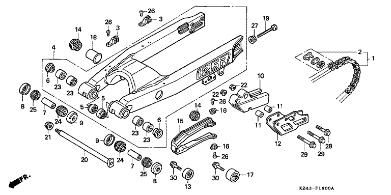 SWINGARM (CR125RL)