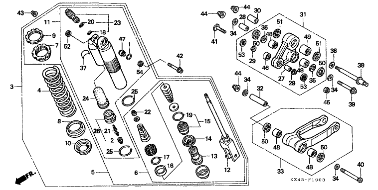 REAR CUSHION (CR125RV)