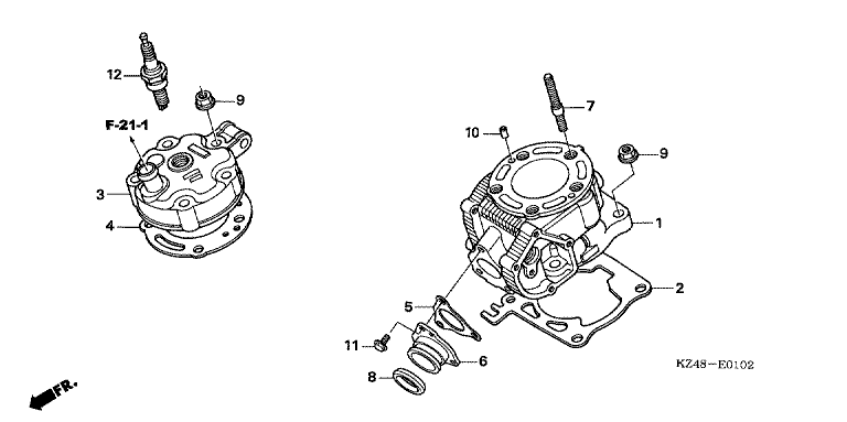 CYLINDER HEAD ('05-'07)