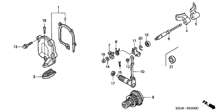 FLAP VALVE ('02,'03)