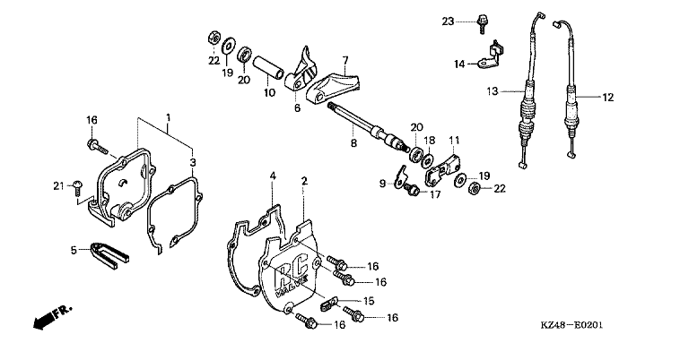 FLAP VALVE (CR125R4)