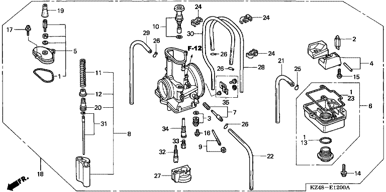 CARBURETOR ('02,'03)