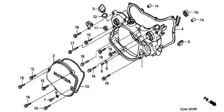 RIGHT CRANKCASE COVER