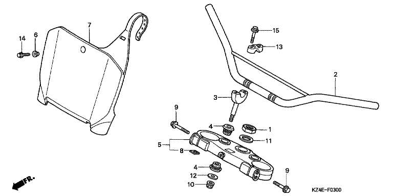 HANDLE BAR/TOP BRIDGE