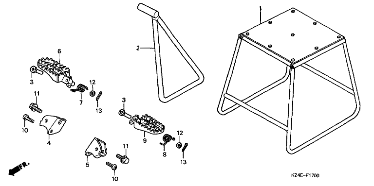 STAND/FOOTPEG/FOOTREST