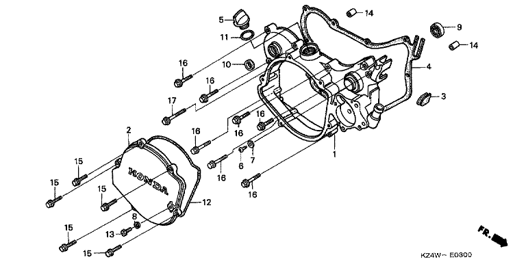 RIGHT CRANKCASE COVER