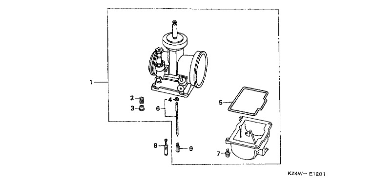 CARBURETOR OPTIONAL PARTS KIT