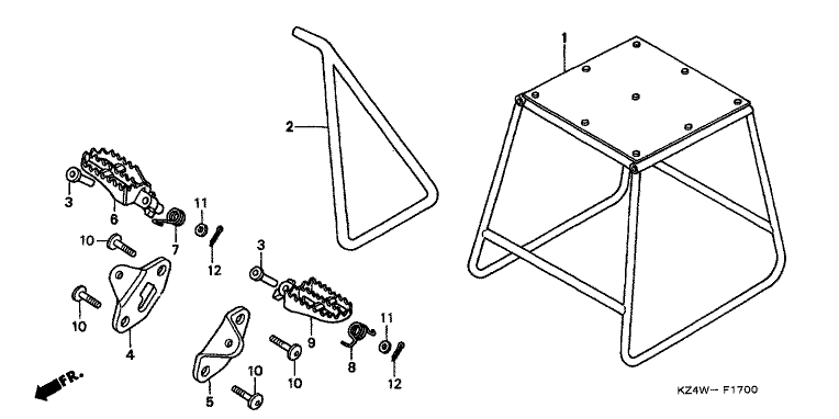 STAND/FOOTPEG/FOOTREST