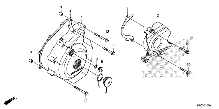 LEFT CRANKCASE COVER