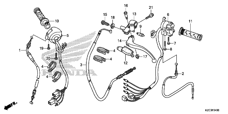 HANDLE LEVER/SWITCH/CABLE