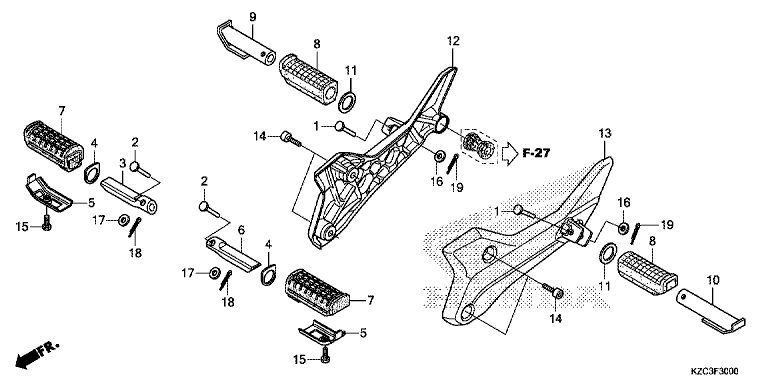 FOOTPEG/FOOTREST
