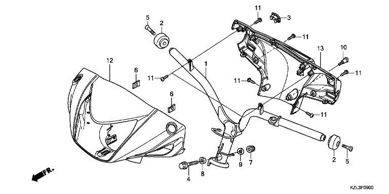 HANDLE BAR/HANDLE COVER