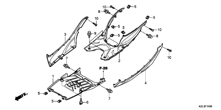 FLOOR FOOTPEG/FOOTREST