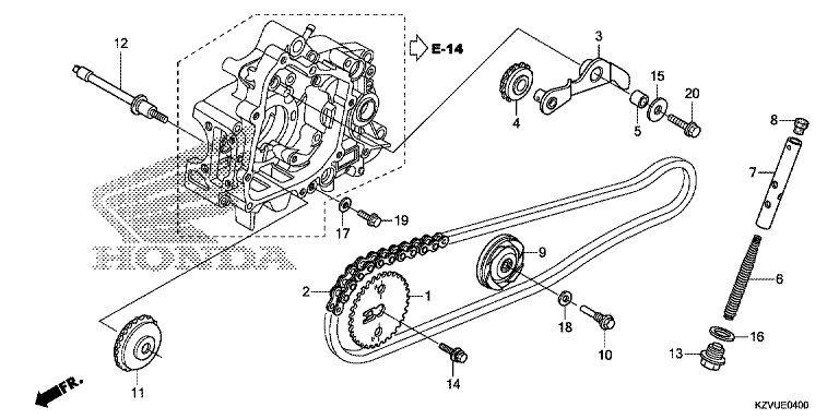 CAM CHAIN/TENSIONER