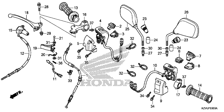 HANDLE LEVER/SWITCH/CABLE