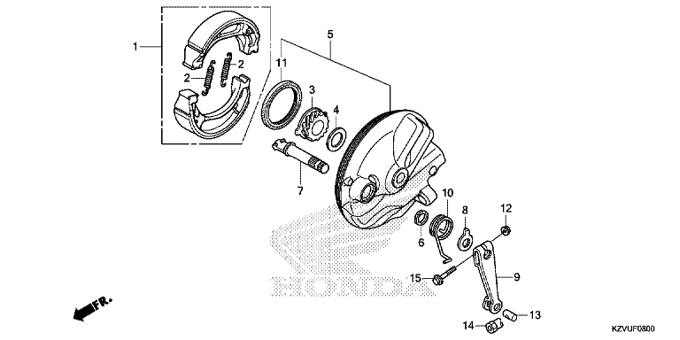 FRONT BRAKE PANEL