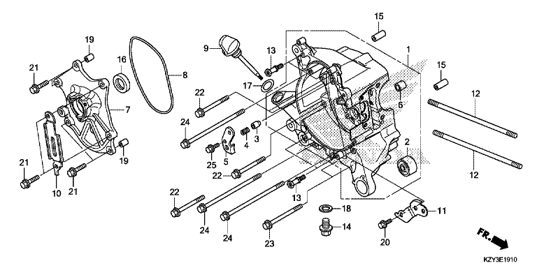 RIGHT CRANKCASE