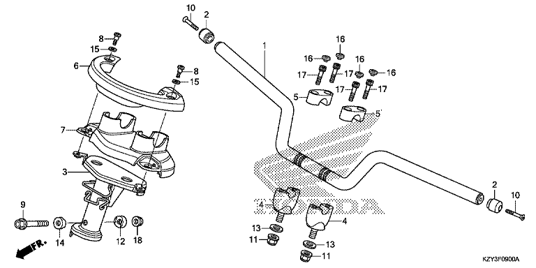 HANDLE BAR/HANDLE COVER