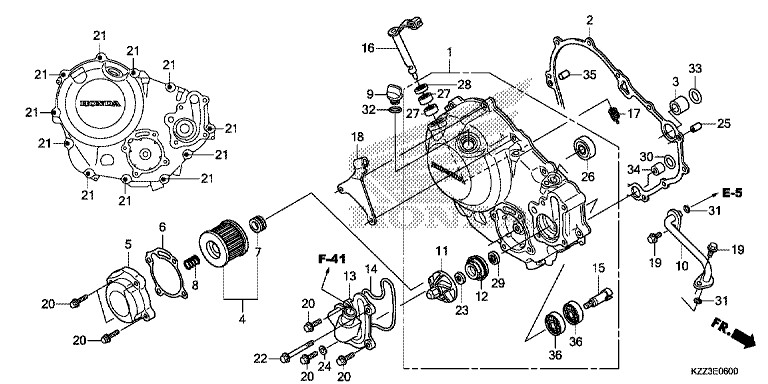 RIGHT CRANKCASE COVER