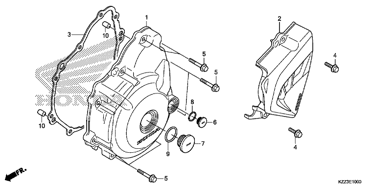 LEFT CRANKCASE COVER