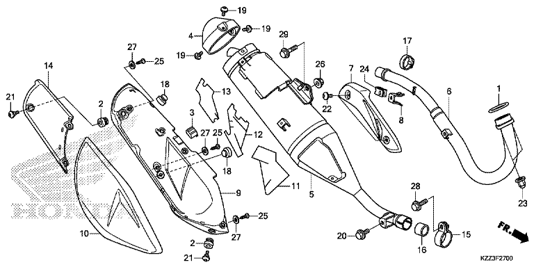 EXHAUST MUFFLER