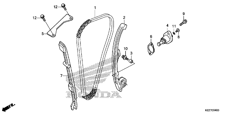 CAM CHAIN/TENSIONER