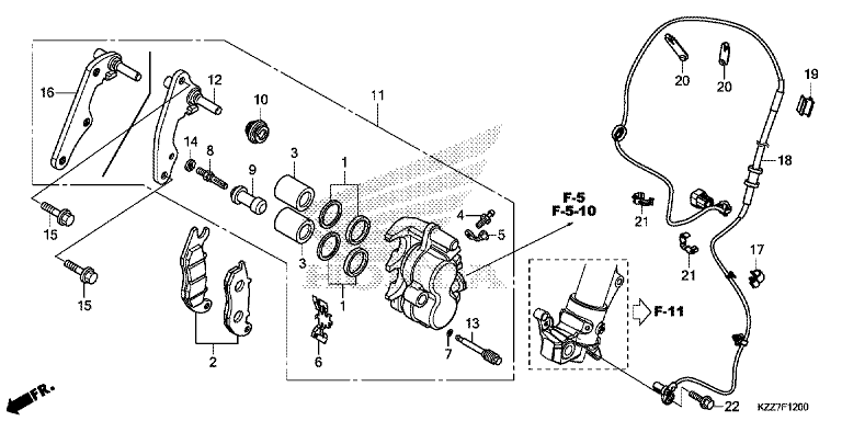 FRONT BRAKE CALIPER