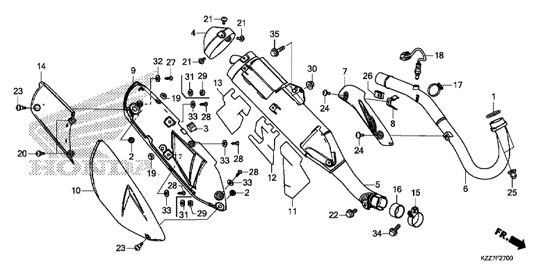 EXHAUST MUFFLER
