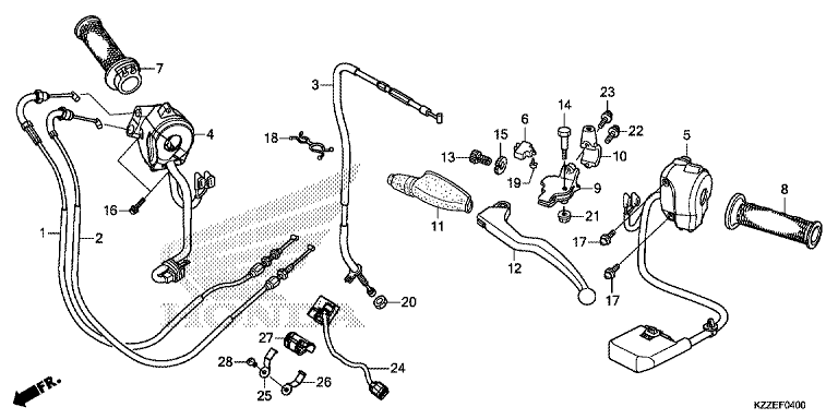 HANDLE LEVER/SWITCH/CABLE