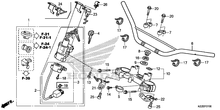 HANDLE BAR/TOP BRIDGE