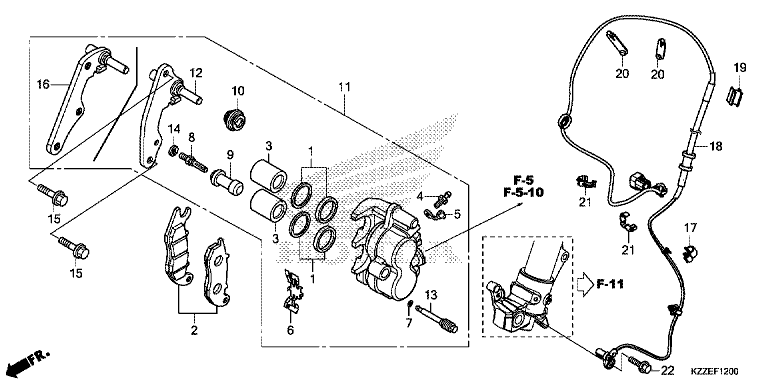 FRONT BRAKE CALIPER