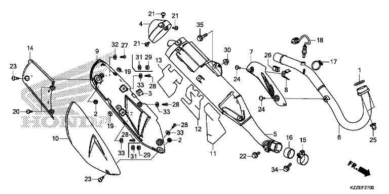 EXHAUST MUFFLER