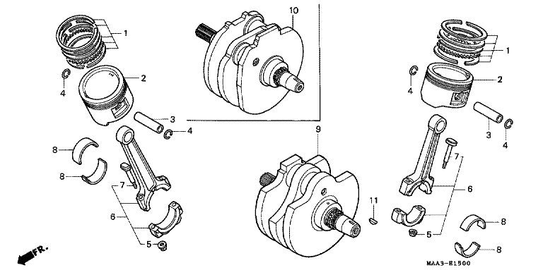 CRANKSHAFT/PISTON