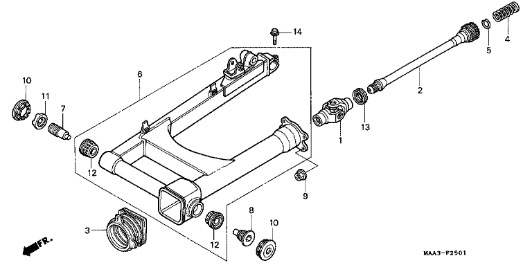 SWINGARM (VT1100C2)