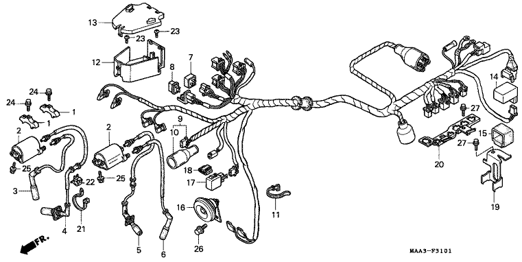 WIRE HARNESS (VT1100C2)