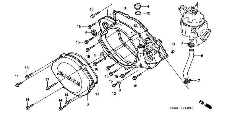 RIGHT CRANKCASE COVER
