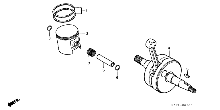 CRANKSHAFT/PISTON