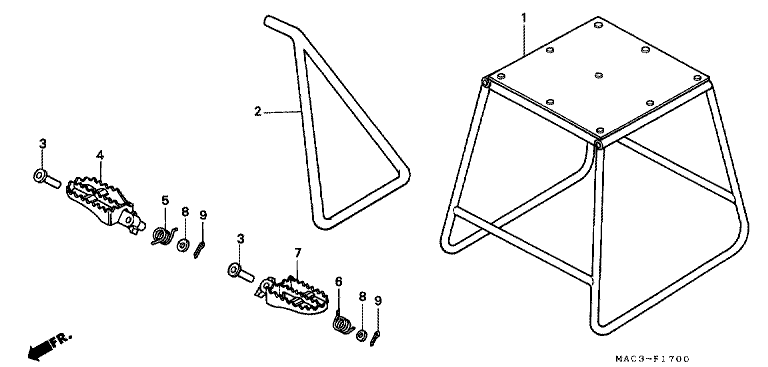 STAND/FOOTPEG/FOOTREST