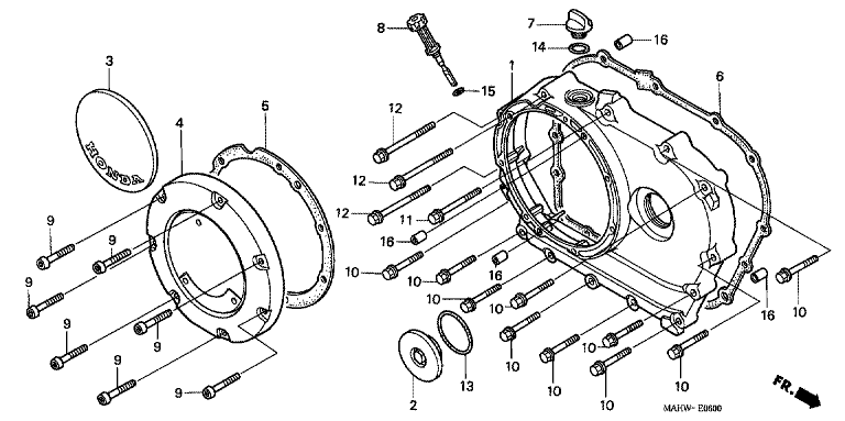 RIGHT CRANKCASE COVER