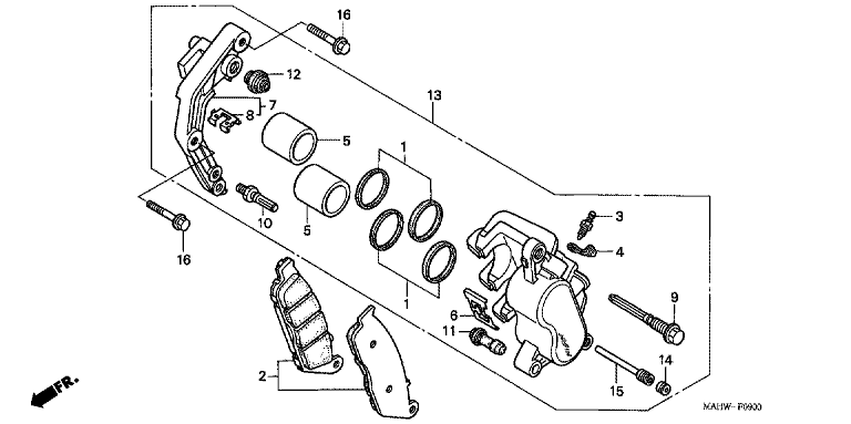 FRONT BRAKE CALIPER