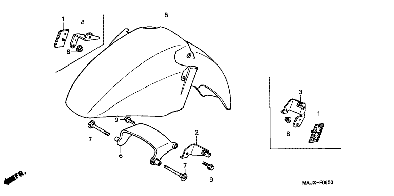 FRONT FENDER (ST1100)