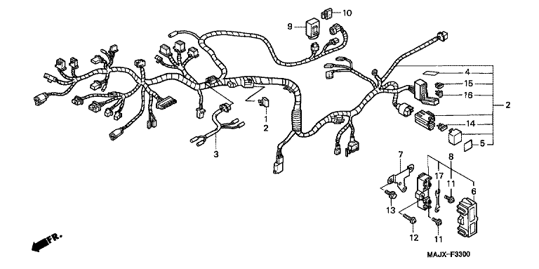 WIRE HARNESS (ST1100)