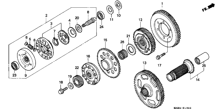 PRIMARY DRIVE GEAR