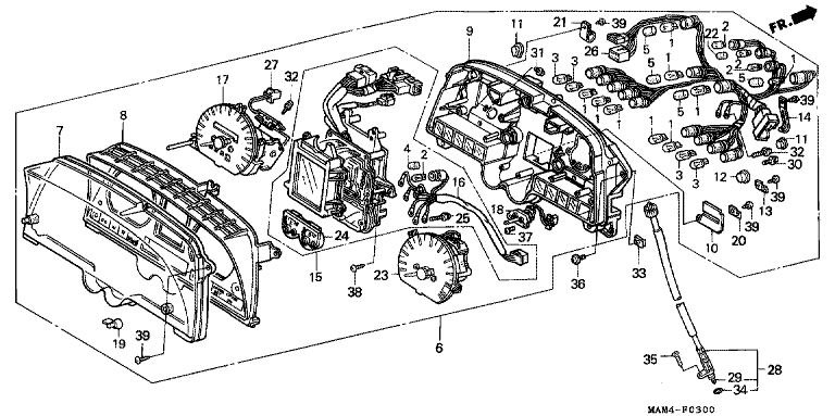 GAUGE (GL1500A,SE)